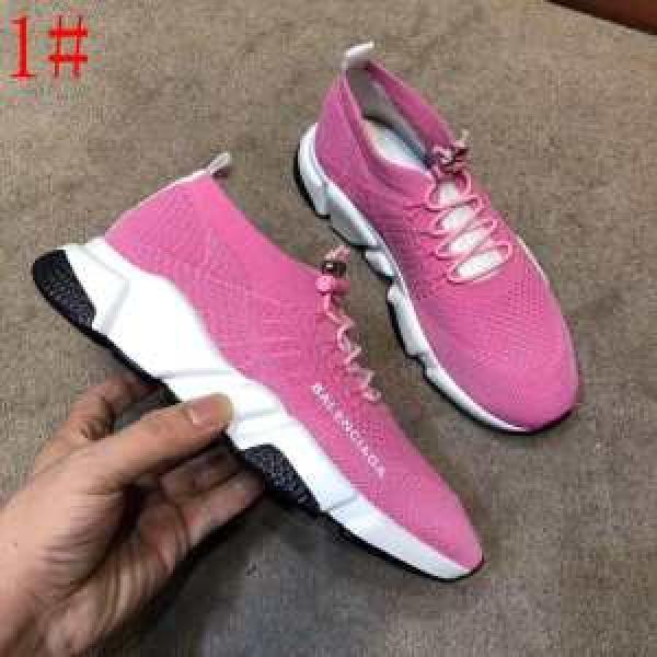 Làm mới phong cách mùa hè Màu sắc mới Có sẵn 2019SS Balenciaga Tốc độ Huấn luyện viên Valenciaga Huấn luyện viên Speed ​​Men Sneakers_Sneakers
