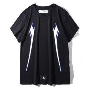 Giá rẻ giá rẻ Đặc biệt Đặc biệt 100%Áo phông màu trắng mới lạ Inazuma Men Crew Cổ tay áo phông ngắn tay màu đen