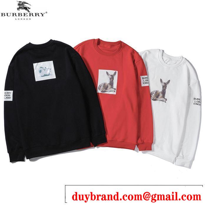 シンプルに着こなしたい バーバリー BURBERRY 最速2019秋冬トレンドブランド プルオーバーパーカー 3色可選今年らしい新しい人気色