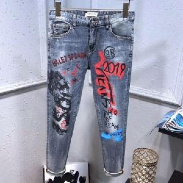 Trang phục thanh lịch và đô thị Balenciaga dành cho người lớn thời trang mùa hè bình thường 2019 Chino Pan Balenciaga_ Thương hiệu quần jean