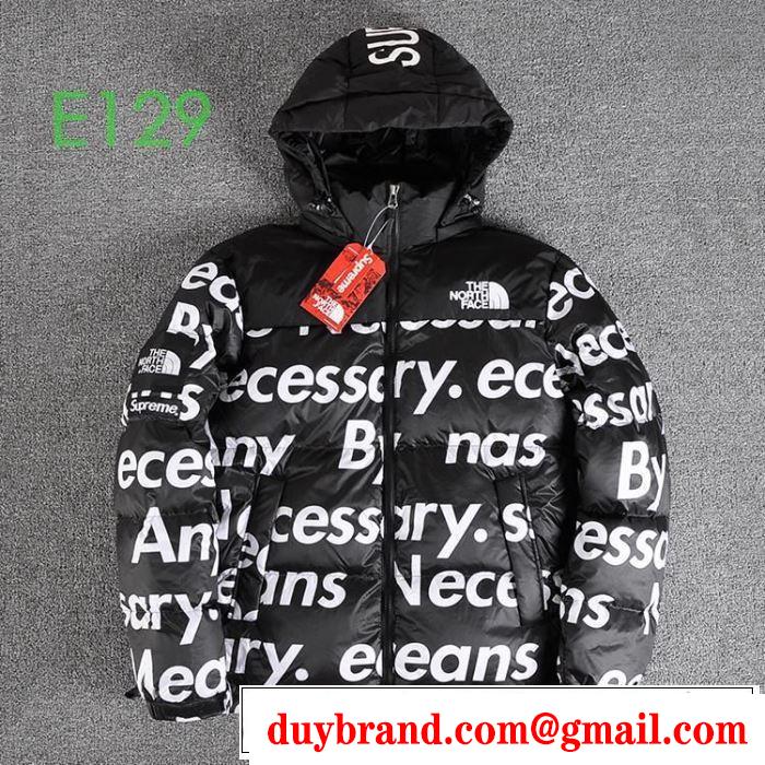 ファッション上級者向け ダウンジャケット シュプリーム SUPREME 3色可選  Supreme X TNF 2019秋、イチオシ上品