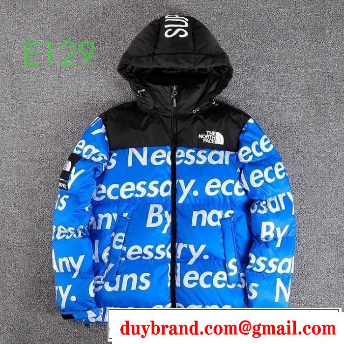 ファッション上級者向け ダウンジャケット シュプリーム SUPREME 3色可選  Supreme X TNF 2019秋、イチオシ上品