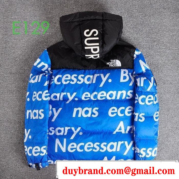 ファッション上級者向け ダウンジャケット シュプリーム SUPREME 3色可選  Supreme X TNF 2019秋、イチオシ上品