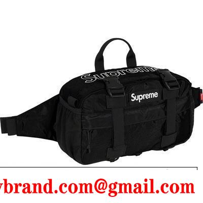 Supreme 19FW WaistBagShoulderBag おすすめする注目トレンド おしゃれ度アップ秋冬コレクション 4色可選  ボディバッグ