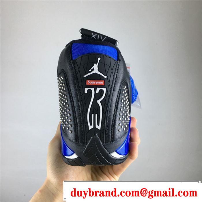 トレンド入り確実最新コレクション Supreme x Air Jordan 14 ハイカットスニーカー 秋服コーデ2019年版
