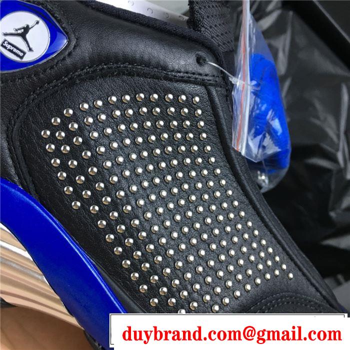 トレンド入り確実最新コレクション Supreme x Air Jordan 14 ハイカットスニーカー 秋服コーデ2019年版