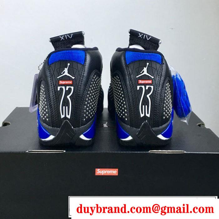 トレンド入り確実最新コレクション Supreme x Air Jordan 14 ハイカットスニーカー 秋服コーデ2019年版