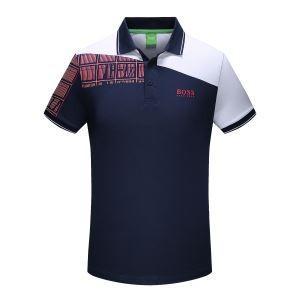 Cảm giác nổi bật rằng bạn không thể buông tay! Hugo Boss Huegobos kinh doanh giá rẻ poro tay áo ngắn t -shirt