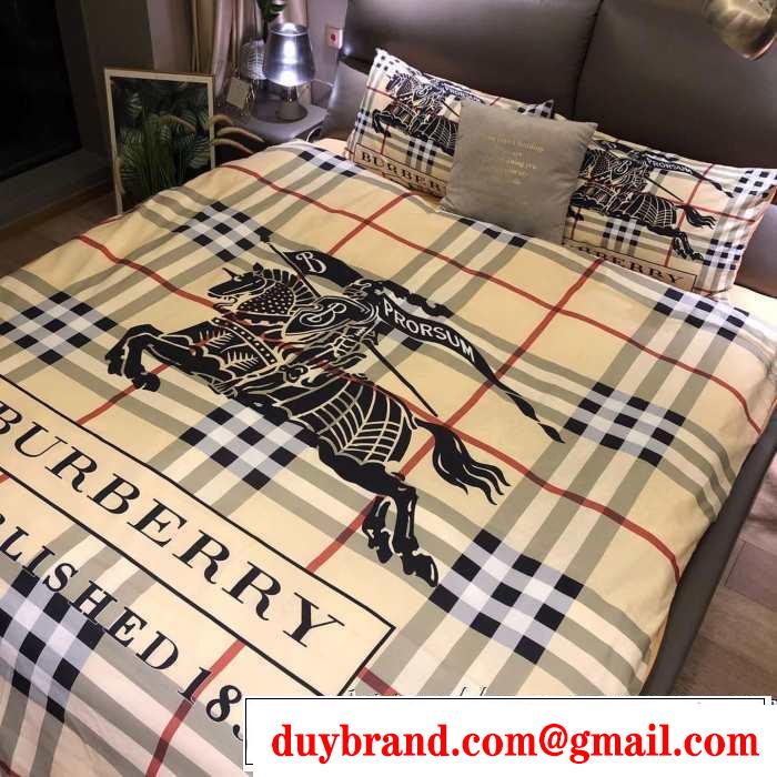 気になる2019年秋のファッションバーバリー BURBERRY  寝具4点セット  今年らしい新しい人気色