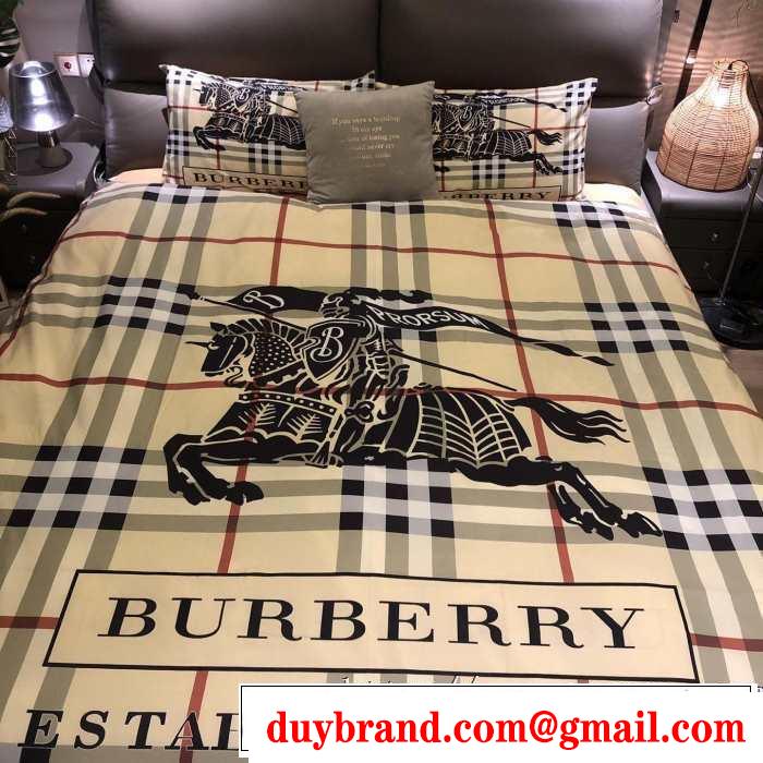 気になる2019年秋のファッションバーバリー BURBERRY  寝具4点セット  今年らしい新しい人気色
