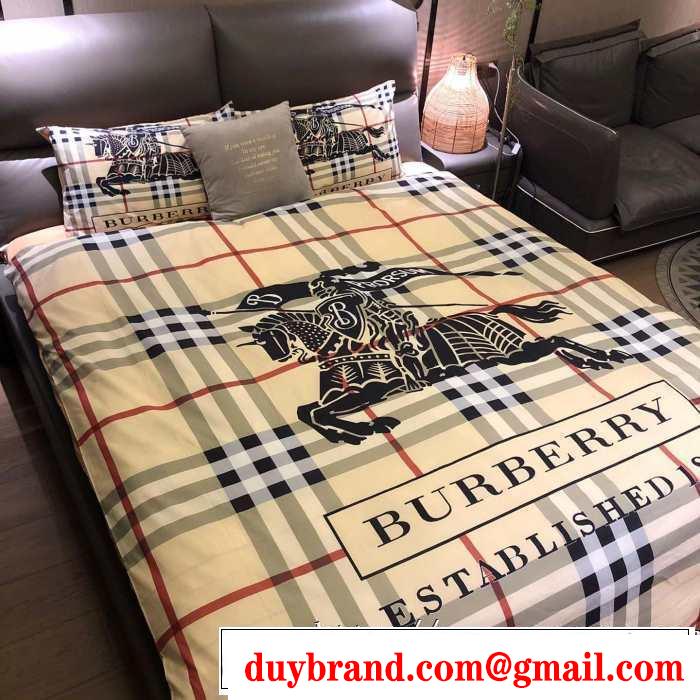 気になる2019年秋のファッションバーバリー BURBERRY  寝具4点セット  今年らしい新しい人気色