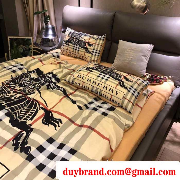 気になる2019年秋のファッションバーバリー BURBERRY  寝具4点セット  今年らしい新しい人気色