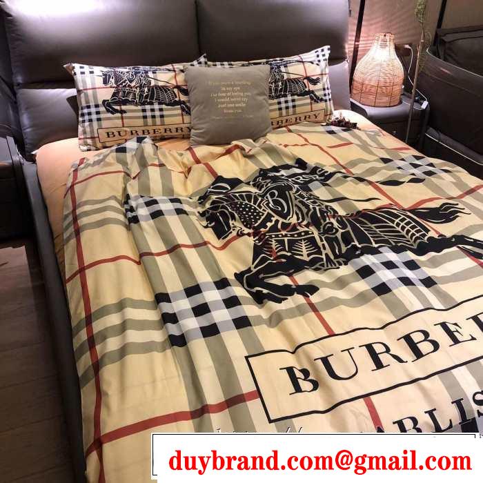 気になる2019年秋のファッションバーバリー BURBERRY  寝具4点セット  今年らしい新しい人気色