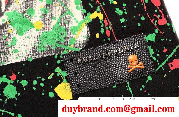ヴィンテージ風な味出しのPHILIPP pleinフィリッププレイン激安コピーの半袖メンズクルーネックtシャツトップス通販品
