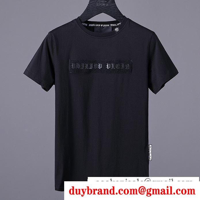個性を引き立てPHILIPP pleinフィリッププレインコピーのメンズビジネス用クルーネック半袖tシャツ