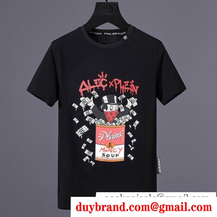タイトなフィット感がヘタらないPHILIPP pleinフィリッププレインコピーのメンズクルーネック半袖tシャツ偽物