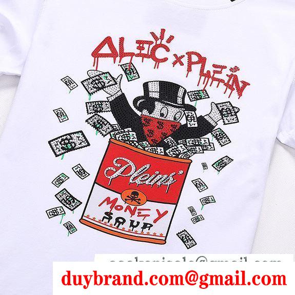 タイトなフィット感がヘタらないPHILIPP pleinフィリッププレインコピーのメンズクルーネック半袖tシャツ偽物