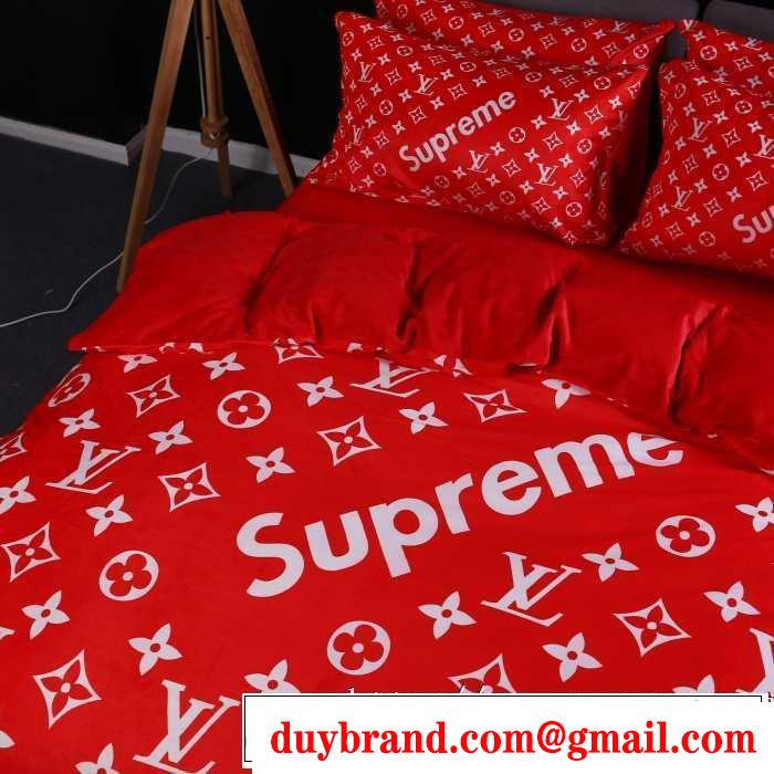 先取り 2019/2020秋冬ファッション シュプリーム SUPREME  寝具4点セット  秋にはやる最新作を先取り