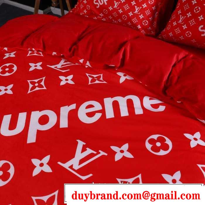 先取り 2019/2020秋冬ファッション シュプリーム SUPREME  寝具4点セット  秋にはやる最新作を先取り