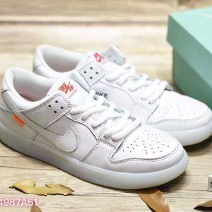 [Phiên bản mới nhất vào mùa hè này] Nike ad × Off-White Air Force 1 Sneakers Fashion Fashion White Người lớn Trường học đơn giản