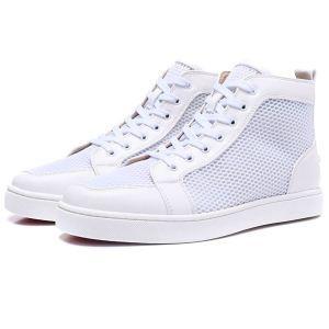Christian Louboutin ở nước ngoài giày thể thao mới Christian Louboutin Giày Rantus Orlato Crosta White High Cut Shoes