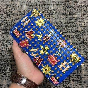 Người nổi tiếng ở nước ngoài cổ điển yêu thích Christian Louboutin Christian lute butin giá rẻ Giới tính màu xanh da xanh chính hãng ví khóa kéo dài