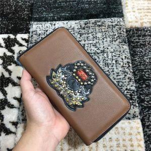 Ví sang trọng giá rẻ Christian Louboutin Ladies tròn Ví dài ví da
