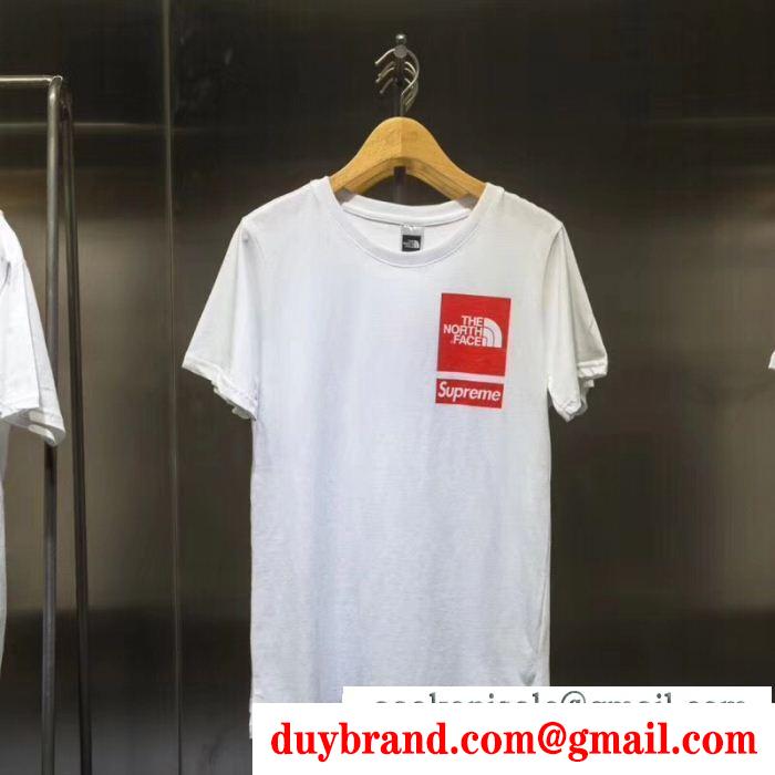 大人キレイに仕立てるSUPREMEＴシャツコピーシュプリーム抜群の吸汗性クルーネック半袖Tシャツホワイト