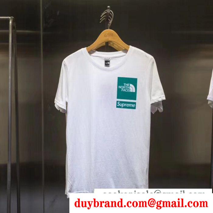 大人キレイに仕立てるSUPREMEＴシャツコピーシュプリーム抜群の吸汗性クルーネック半袖Tシャツホワイト