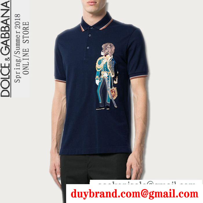 エレガント新作 ドルチェ＆ガッバーナ dolce&gabbana 18新品*最安値保証 半袖tシャツ 3色可選
