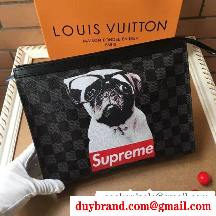 使い勝手的にルイヴィトン偽物クラッチバッグLOUIS vuittonビジネス用メンズバッグDa cao cấpロゴプリント