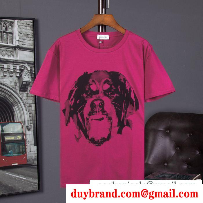 大人気GIVENCHY rottweiler tシャツ話題のアイテムジバンシーメンズｔシャツコピープリントクルーネック半袖
