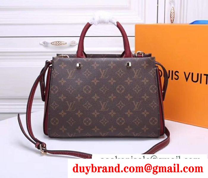 上質なchất liệu採用LOUIS vuittonルイヴィトンスーパーコピー上品な光沢感ショルダー付きトートバッグ