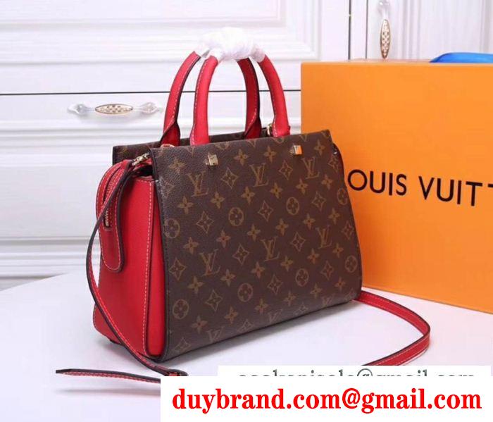 上質なchất liệu採用LOUIS vuittonルイヴィトンスーパーコピー上品な光沢感ショルダー付きトートバッグ