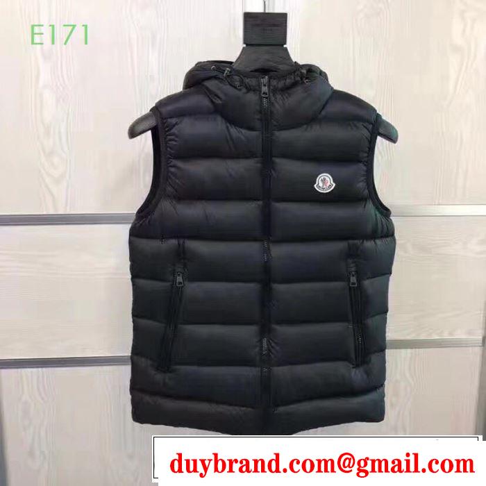 クラシカルな雰囲気と抜け感 MONCLER 防風性にも優れた  ダウンベスト 2019秋冬最安価格新品  モンクレール
