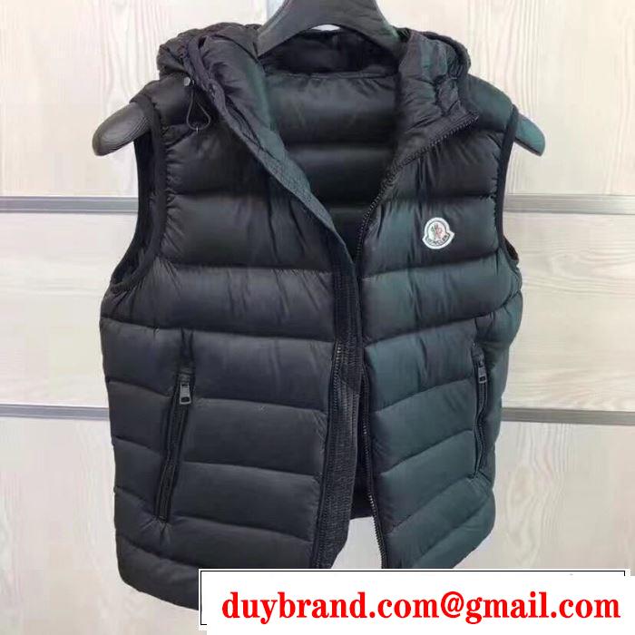 クラシカルな雰囲気と抜け感 MONCLER 防風性にも優れた  ダウンベスト 2019秋冬最安価格新品  モンクレール