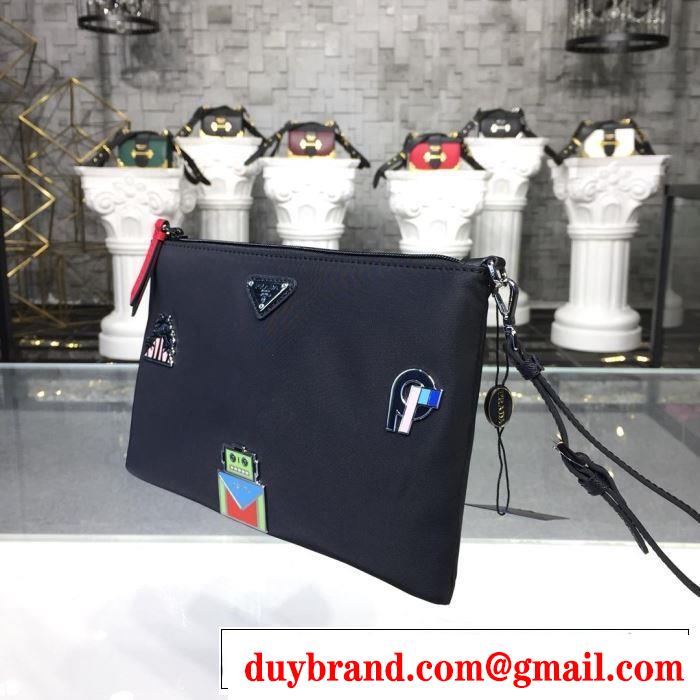 ポーチ  オシャレスタイルが今年流 プラダ 今季トレンド抜け感新品 PRADA 2019-20秋冬取り入れやすい
