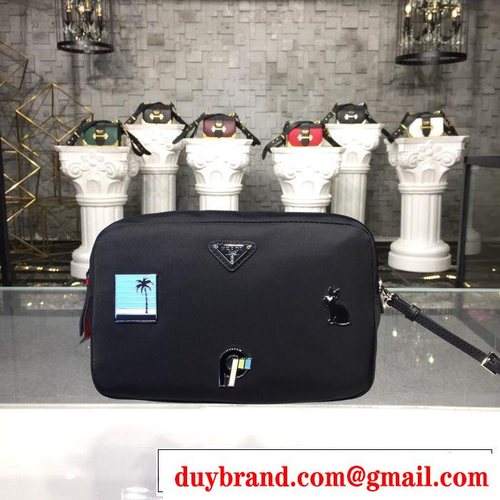 2019?2020秋冬流行色紹介 プラダ最新秋冬トレンドをチェック  PRADA ポーチ 秋冬流行りファション
