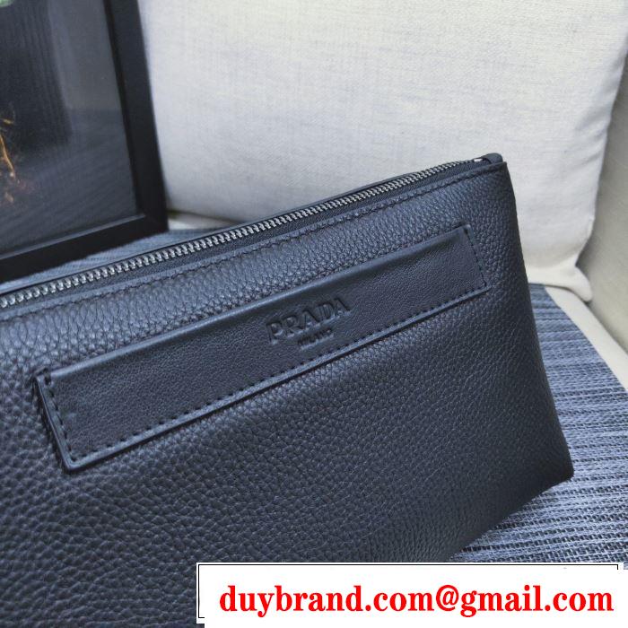 ポーチ オシャレスタイルが今年流 プラダ 今季トレンド抜け感新品 PRADA 2019-20秋冬取り入れやすい