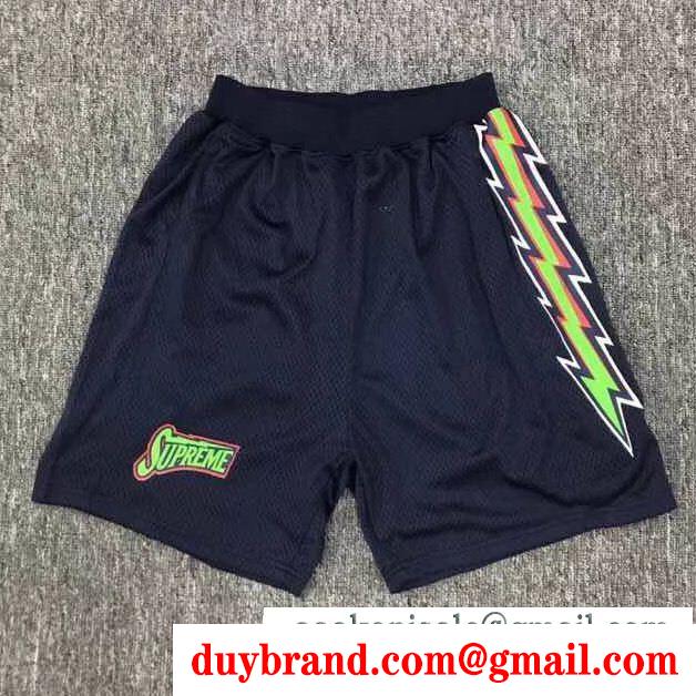人気高いアイテム シュプリーム supreme 18ss bolt basketball short 4色可選 ブランド ジーンズ 格安新作