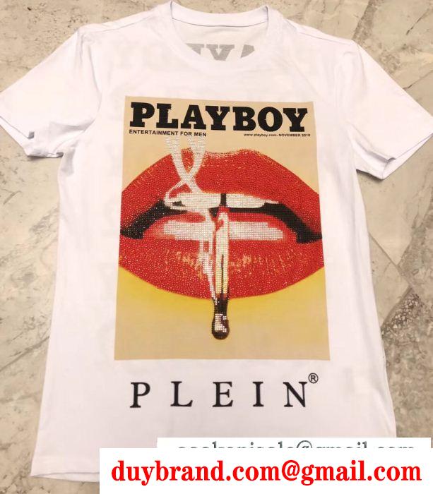 注目のポイントのフィリッププレイン偽物PHILIPP pleinプリントメンズ半袖クルーネックｔシャツ春の新色