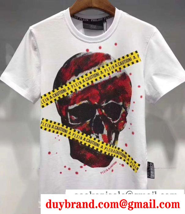 人気沸騰なアイテム 2色可選 雑誌掲載人気アイテム フィリッププレイン philipp plein 半袖tシャツ 新品未使用