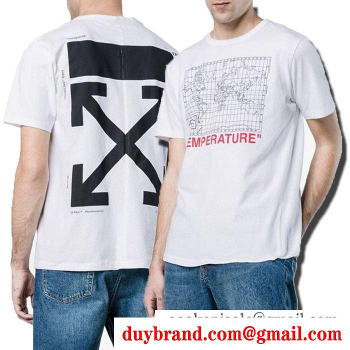 春夏超人気アイテムオフホワイト2色可選 半袖tシャツ通気性が抜群 off-white