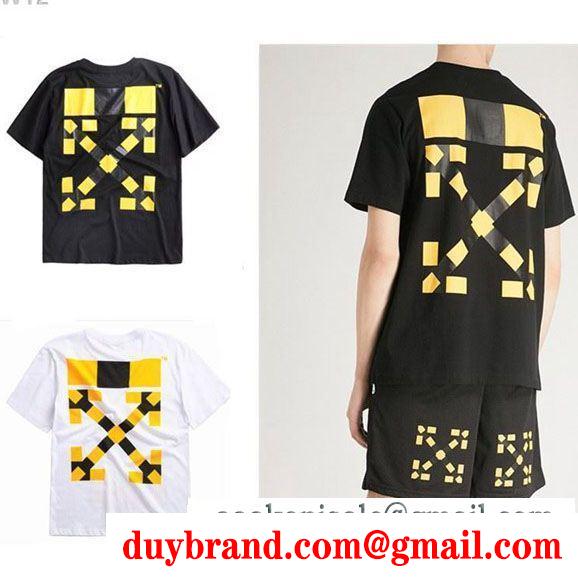 Off-White オフホワイト半袖tシャツ 2色可選ランキング入賞の人気商品個性をプラス