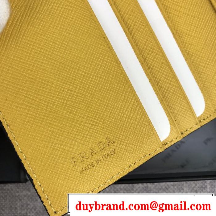 財布/ウォレット 秋冬とれんど新品目立ち プラダ PRADA 2019秋冬最重要アイテム  3色可選 2019秋冬トレンドデザイン