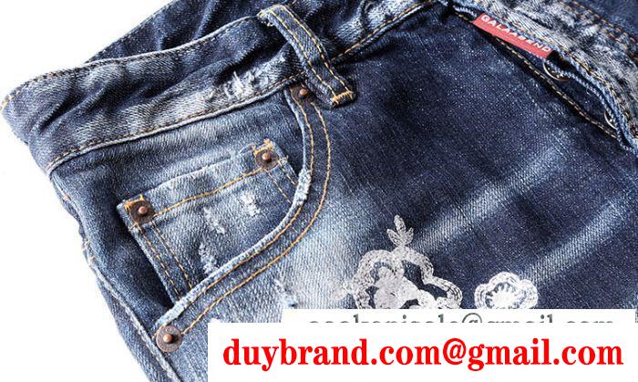 高い機能性ディースクエアード偽物DSQUARED2メンズロングデニム超激得格安ジーンズ