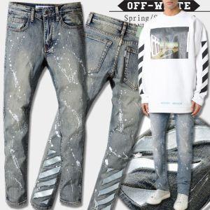 Chất lượng cao nhất ngoài màu trắng siêu rẻ ngoài màu trắng mới đến quần denim quần denim quần jean
