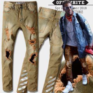 Giá cả đặc biệt giá rẻ những người đàn ông màu trắng trắng giá rẻ quần jean denim dài cho quần jean kinh doanh