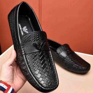 Bold SLIT Số lượng thanh lịch giới hạn Bán Giày bình thường Armani Armani ban đầu được thả nhiều nhất! Rare!