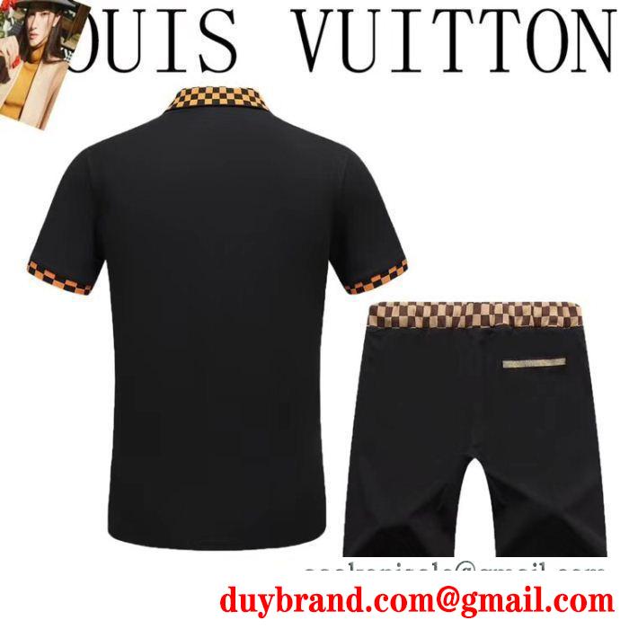 目周り抜け感ヴィトンメンズ服LOUIS VUITTONスーパーブランドコピーＴシャツホワイトベージュブラックすぐれた透気性
